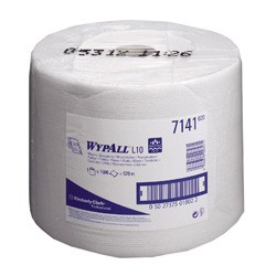 Салфетки одноразовые WYPALL* L10 (большой рулон, белый) Kimberly-Clark